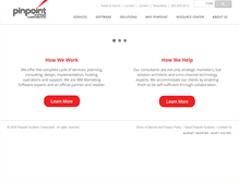 Tablet Screenshot of pinpoint-corp.com